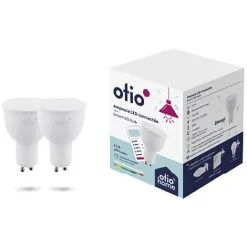 Pack De 2 Spots LED Connectés Bluetooth GU10 4,5W - Otio