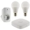 Pack De Démarrage Maison Connectée OtioHome (2 Ampoules, 1 Prise Et 1 Box) -OTIO Soldes Boutique 18242988 1