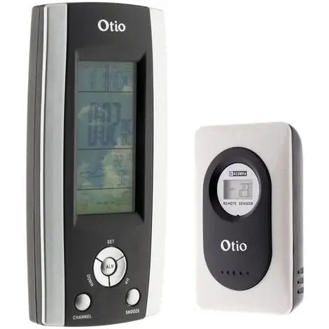 Station Météo écran Couleur Avec Capteur Sans Fil - Otio 1 Station Météo écran Couleur Avec Capteur Sans Fil - Otio