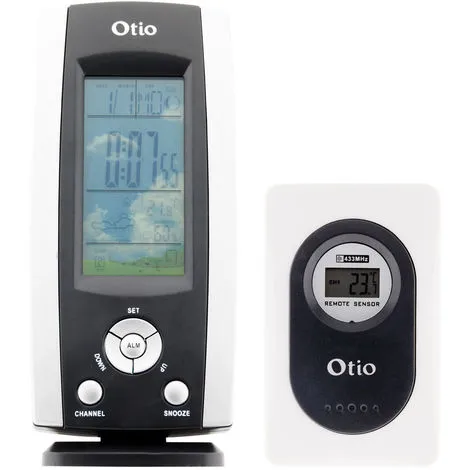 Station Météo écran Couleur Avec Capteur Sans Fil - Otio 2 Station Météo écran Couleur Avec Capteur Sans Fil - Otio – Image 2