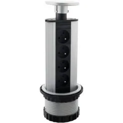 Bloc Multiprise Encastrable 4 Prises 16A 2P+T - Otio -OTIO Soldes Boutique 1957534 3