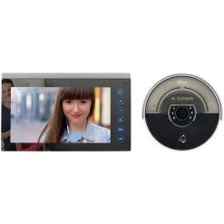 Portier Vidéo Effet Miroir Avec Mémoire Interne - 2 Fils - Otio