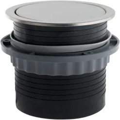 Bloc Multiprise Encastrable Compact 4 Prises 16A 2P+T - Finition Inox - Otio -OTIO Soldes Boutique 2010382 4