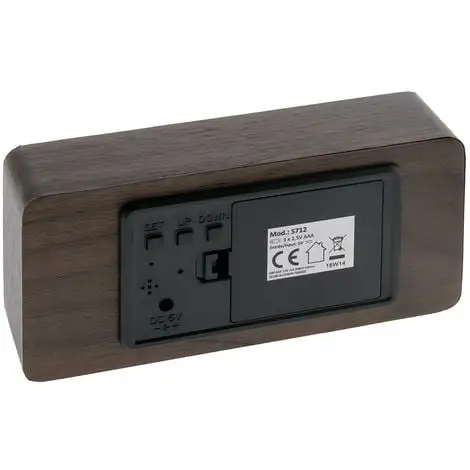 Thermomètre Lingot Finition Effet Chêne - Otio 3 Thermomètre Lingot Finition Effet Chêne - Otio – Image 3