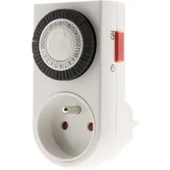 Programmateur Mini Journalier Mécanique Avec Interrupteur à Voyant - Otio -OTIO Soldes Boutique 2981994 3