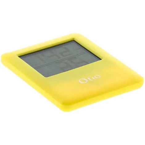 Thermomètre / Hygromètre Intérieur Magnétique - Jaune - Otio 2 Thermomètre / Hygromètre Intérieur Magnétique - Jaune - Otio – Image 2