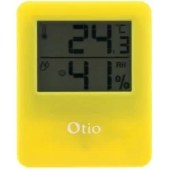 Thermomètre / Hygromètre Intérieur Magnétique - Jaune - Otio 5 Thermomètre / Hygromètre Intérieur Magnétique - Jaune - Otio -OTIO Soldes Boutique 3523165 3