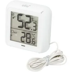 OTIO Thermomètre ?hygromètre à Sonde De Température Filaire Blanc -OTIO Soldes Boutique 38702144 3