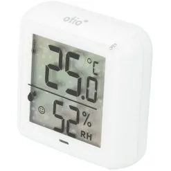 Thermomètre - Hygromètre Intérieur Blanc à Piles - Otio 5 Thermomètre - Hygromètre Intérieur Blanc à Piles - Otio -OTIO Soldes Boutique 41310007 3