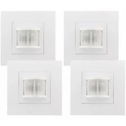 OTIO Lot De 4 Interrupteurs Automatiques Intérieur Sans Fil IAI-8053 - Eclairages