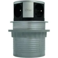 OTIO Bloc Escamotable Compact Multiprise 4 Prises 16A