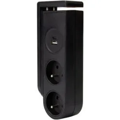 Bloc Multiprise Gekko Clipsable Avec Chargeurs USB Noir - OTIO 7 Bloc Multiprise Gekko Clipsable Avec Chargeurs USB Noir - OTIO -OTIO Soldes Boutique 63555828 3