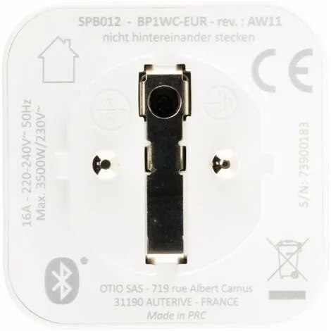Prise Intelligente Bluetooth Avec Mesure Consommation électrique EU - Beewi By Otio 3 Prise Intelligente Bluetooth Avec Mesure Consommation électrique EU - Beewi By Otio – Image 3