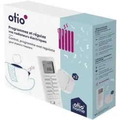 Pack Chauffage Connecté Avec Télécommande Thermostat Et Modules De Chauffage - Otio